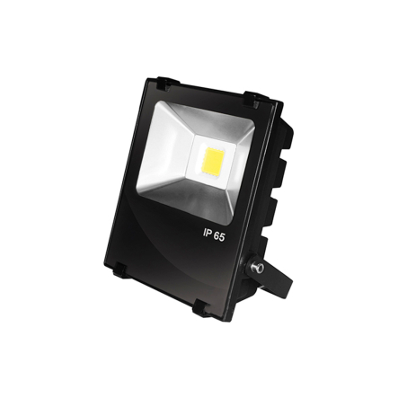 Прожектор LED Eurolamp 10W, 6500К, с радиатором, черный, LED-FLR-COB-10 - 1