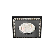 Светильник точечный Feron DL102-BK, MR-16, G5.3, 50W, прозрачный, черный, 4398