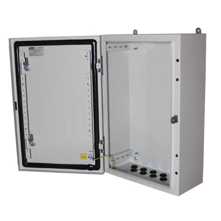 Бокс монтажный навесной Билмакс BW t=1,0-(300х500х300) IP54 У2 без панели, пласт. замок, Б00051243 - 1