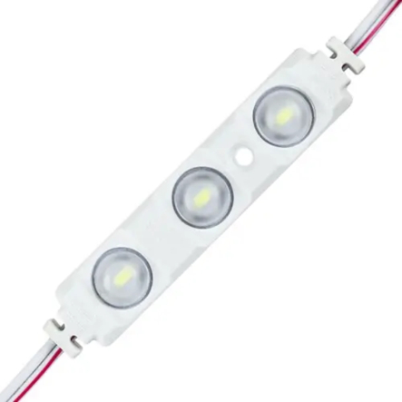 Світлодіодний модуль BIOM, BRT XG19 5630-3 led W, 1,5W, 6500K, 12В, IP65, білий, з лінзою напівсфера - 1