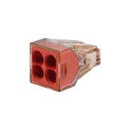 Клемма строительно-монтажная, 4-пров., 1,5-4,0 мм2/32А