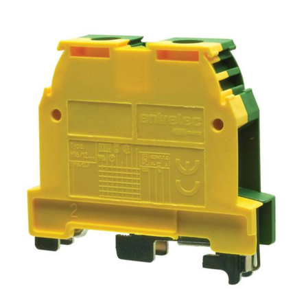 Клеммник винтовой М16/12 желто/зеленый (заземление), 1SNA165130R2300 - 1