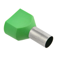 Наконечник-гільза НГИ2 16-14 с изолированным фланцем, ІEK, UTE10-D16-0-100, зеленый