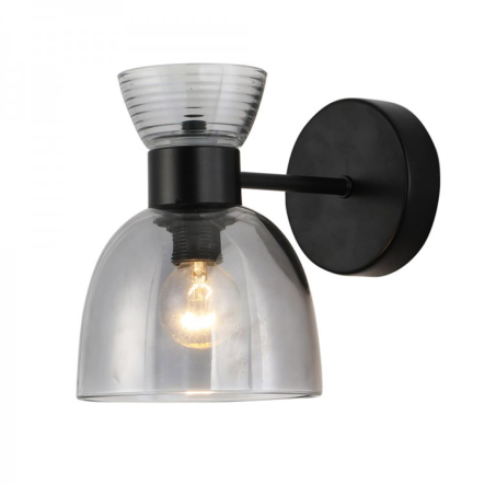 Настенный светильник Ardero BL1210-1ARD MARSEILLE, Е14, 230V, 205х130х170 мм, под лампу, чёрный - 1