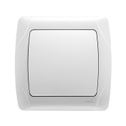 Вимикач 1 кл., VIKO CARMEN, 90561001, білий