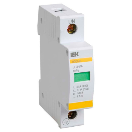 Разрядник УEK ОПС1-C 1P, 20кА, 400В Im=40kA, MOP20-1-C-U - 1