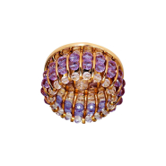 Светильник точечный Feron СD2119A, MR16, GU5.3, 50W, прозрачный/сиреневый/золото