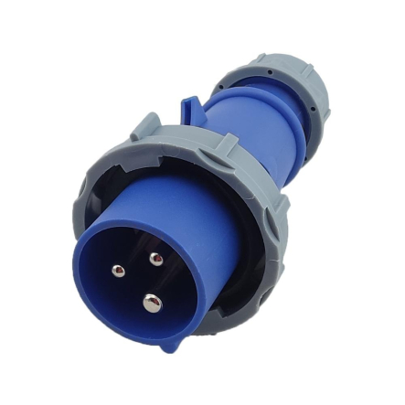 Вилка переносна TNSy 0132, 16А, PRO, 2Р+РЕ, 220В, IP67, 5502040 - 1