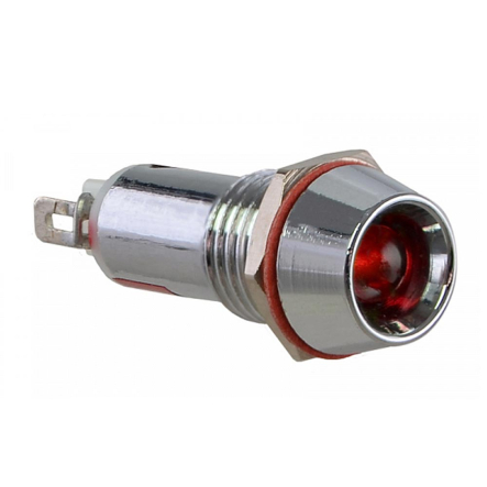 Сигнальная арматура АСКО-УКРЕМ AD22C-10 АС 220В LED, красная, A0140030124 - 1