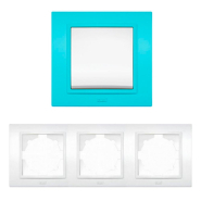 Рамка EL-BI Zena потрійна, морська хвиля, 500-011910-227