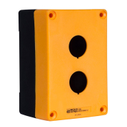 Корпус посту керування HJ-2-2 (HJ-9-2), АСКО-УКРЕМ, A0140020036, жовтий
