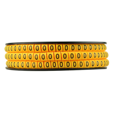 Кабельный маркер АСКО-УКРЕМ ЕС-2 3,5-8 кв.мм символ "0", A0150080014 - 2