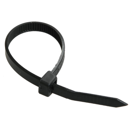 Хомут IEK 3,6х250 чорний (100шт/уп), UHH32-D036-250-100-U - 1