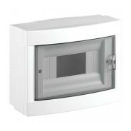 Щиток пластиковый VIKO накладной, 8 модулей, прозрачная крышка, 90912108