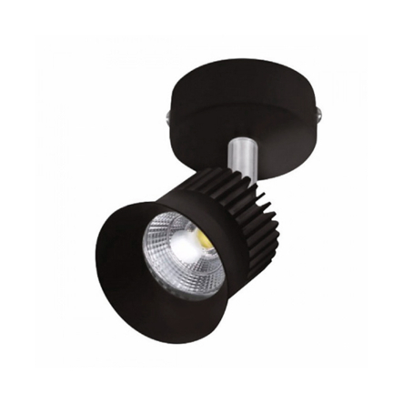 Світильник спот накладний HOROZ Electric, Beyrut, СОВ, 5W, 4200К, 320Lm, чорний, 017-001-0005-020 - 1