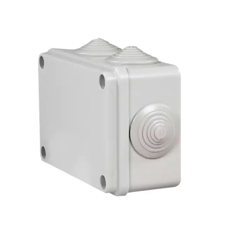 Коробка розподільна PAWBOL S-BOX 206, 120х80х50, IP55, сіра, 6 сальників - 1