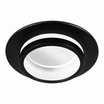 Светильник точечный встраиваемый Ardero DL2815, под лампу, 13Вт, MR16, чёрный