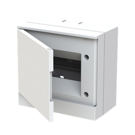Щит розподільчий ABB BASIC E, 1SZR004002A2102, 6 модулів накладний, IP41 (не прозорі дверцята) - 1