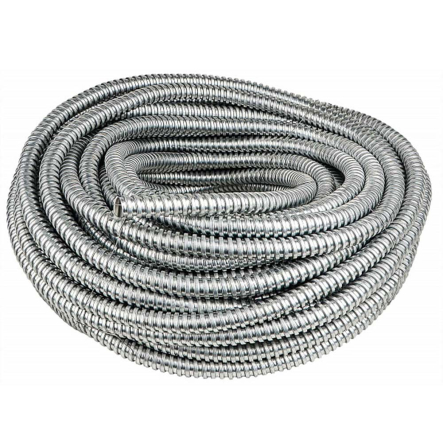 Металорукав оцинкований з протяжкою Аско-Укрем d26 (25м), light, МЛ00024 - 1