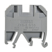 Клемник гвинтовий АСКО-УКРЕМ JXB-10х35, 400 В, 57 А, сірий, A0130010004