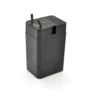 Акумуляторна батарея MERLION AGM GP135, 4 В, 0,4 Аг, 25,5x19,7x48 мм, клеми під пайку