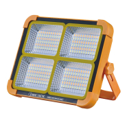 Прожектор на солнечной панеле + USB-C Horoz ElectricTURBO-400, 400W, 3000K-4200K-6400K, 2391Lm, 170-265V, IP44, 068-027-0400-010