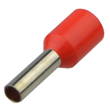 Наконечник АСКО-УКРЕМ A0060010047, НТ 2,5-08 (кв.мм-мм) (упак. 100 шт.) красные - 1