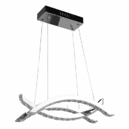 Люстра HOROZ Electric AVIATOR-24, 24W, 4000K, 1680Lm, 180-260V, кришталь, 019-038-0024-010