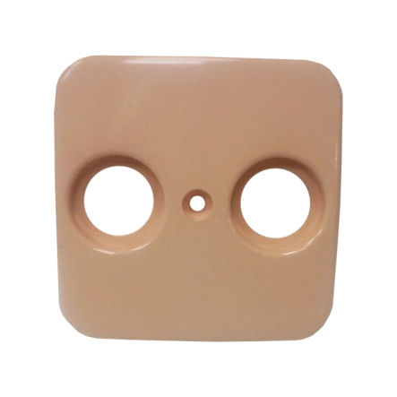 Центральная пластина для телевизионной розетки ТВ+Р абрикос Spring (снято с производства) - 1