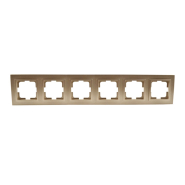 Рамка 6-я, Mono Electric, DESPINA, бронза, 102-230000-166