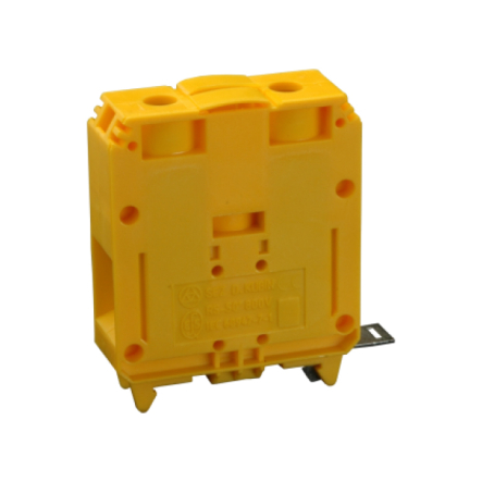 Клемна колодка однорядна SEZ RS 120/3 жовта - 1
