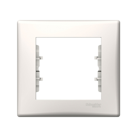 Рамка 1 пост Schneider Electric Sedna, слонова кістка, SDN5800123 - 1
