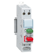 Кнопка управления 1НО+1НЗ на дин-рейку, Legrand 004468