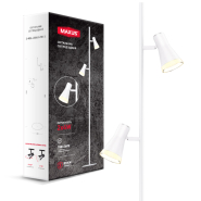 Спот світильник на 2 лампи MAXUS MSL-02F, 8W, 4100K, білий