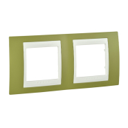 Рамка 2-місна фісташковий/бежевий Schneider Electric Uniсa PLUS, MGU6.004.566
