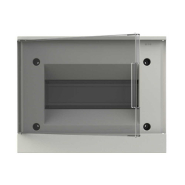 Щит розподільчий ABB BASIC E, 1SZR004002A1203, 8 модулів вбудований, IP41 (прозорі дверцята)