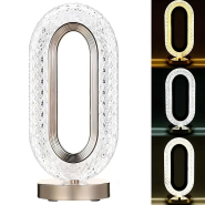 Настільна лампа-нічник CRYSTAL TABLE LAMP 26х10,5см / Світлодіодна лампа світильник з кристалами