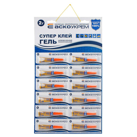Супер Клей Гель 1шт - 2г, АСКО-УКРЕМ A.HG-12-2 - 1