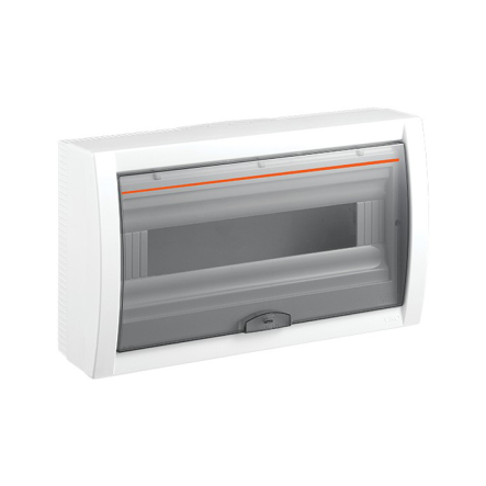 Щиток пластиковый VIKO накладной, 18 модулей, прозрачная крышка, 90912118 - 1