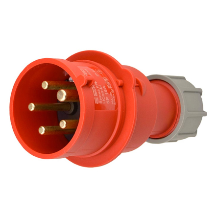 Вилка переносная АСКО-УКРЕМ UCombi 015, 16А, 5P, IP 44, A0080010112 - 1