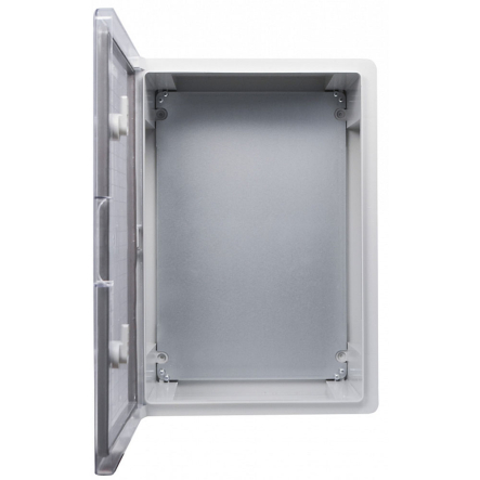 Корпус АБС-пластик АСКО-Укрем, ударостойкий, с монтажной панелью, прозрачные дверки, 40*60*20, ІР65, A0270010031