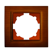 Рамка EL-BI Zena одинарная, вишня, 608-012800-271