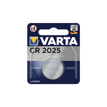 Батарейка VARTA CR 2025, літієва, таблетка, 105076, 6025101401 - 1