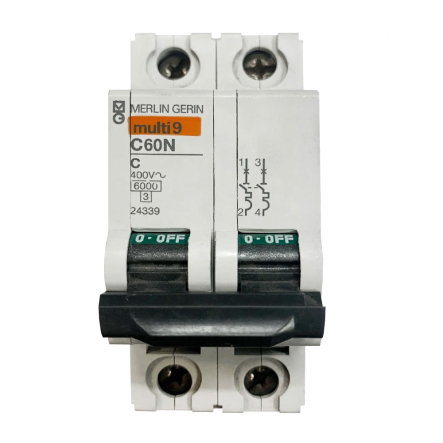 Автоматический выключатель Schneider Electric Multi 9 С 60А, 2Р, 25А, 23867 - 1