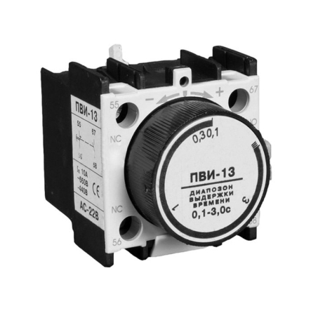 Приставка IEK ПВИ-13 задержка на вкл. 0,1-3сек. 1з+1р, KPV10-11-3 - 1