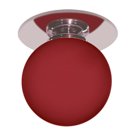Светильник точечный Feron 1531, G4, шар, хром/красный - 1