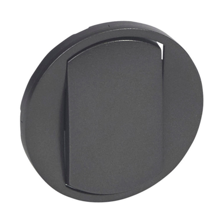 Лицьова панель вимикача 1-кл., LEGRAND Celiane, 67901, графіт - 1