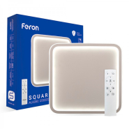 Світильник LED Feron, AL6080, SQUARE, 70W, 4480Lm, 3000K-6000K, 400х37 мм, 7666