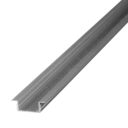 Профиль врезной ПФ-19 не анодированный, рассеиватель (комплект) 2м