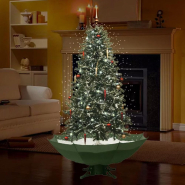 Ялинка музична Sirius 40110 U 170-GW сніг, що падає, 115х190 см, 25 новорічних мелодій